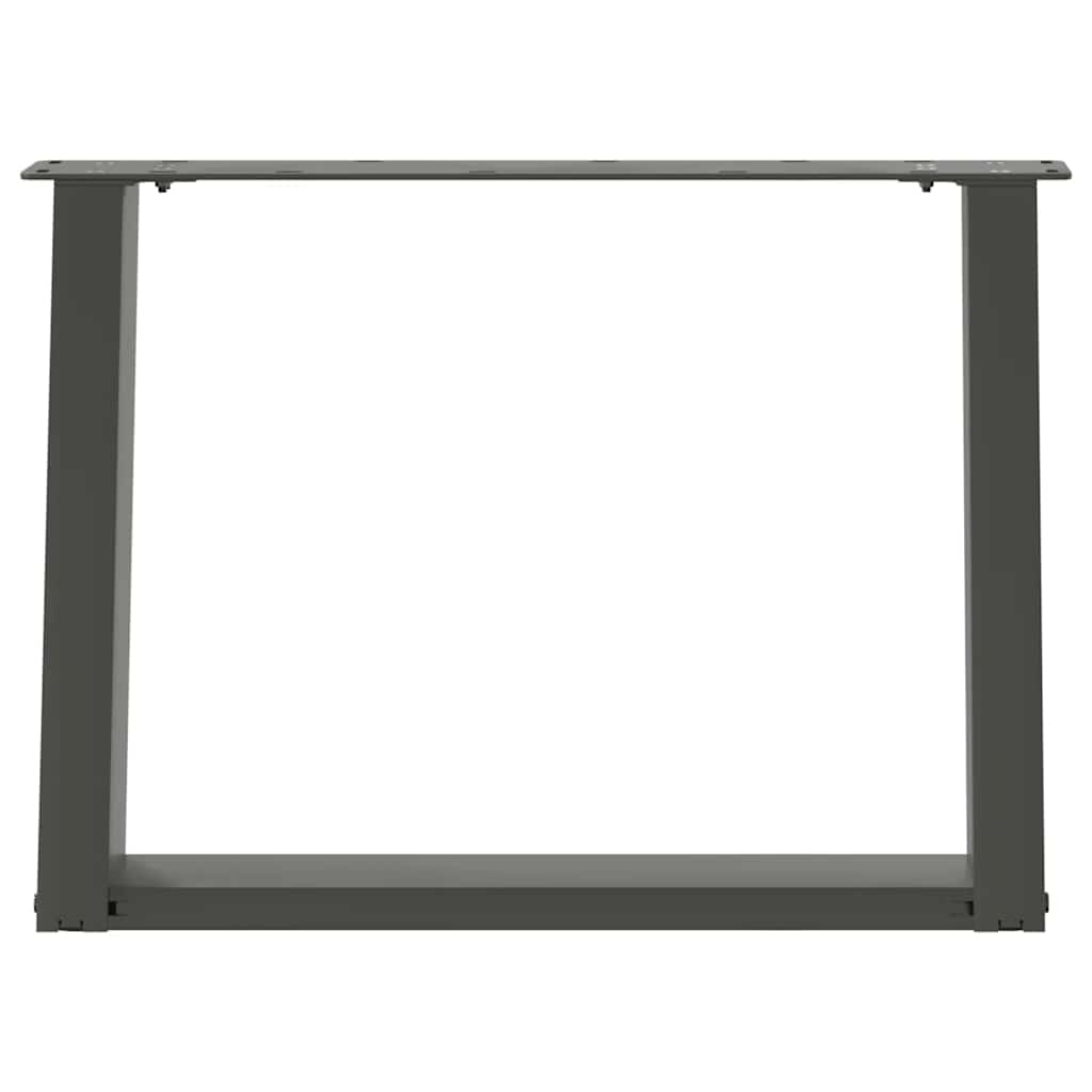 Salontafelpoten 2 st U-vormig 70x(42-43) cm staal antraciet is nu te koop bij PeponiXL, paradijselijk wonen!