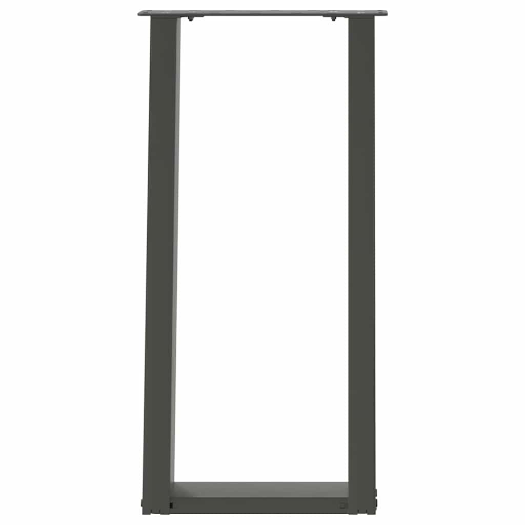 Console tafelpoten 2st U-vormig 38x(72-73)cm staal antraciet is nu te koop bij PeponiXL, paradijselijk wonen!
