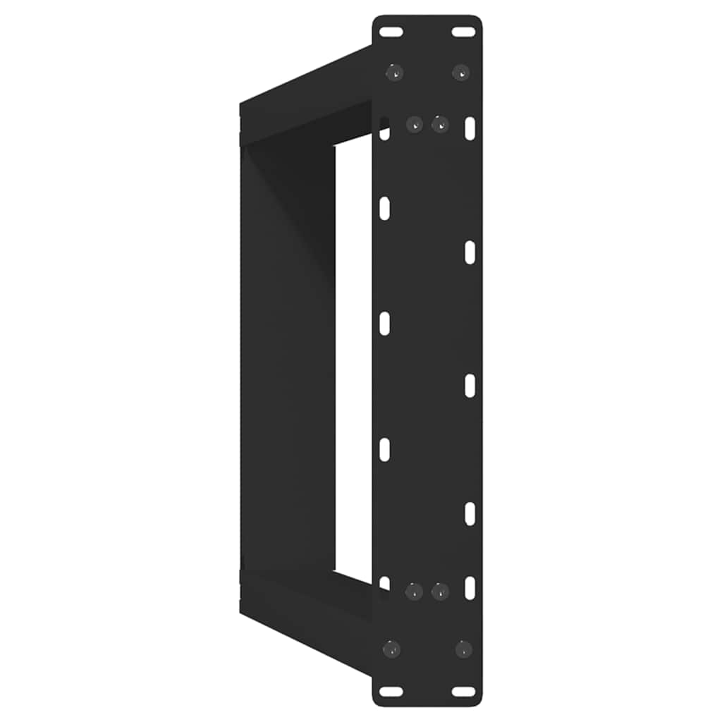 Eettafelpoten 2 st U-vormig 50x(72-73) cm staal zwart is nu te koop bij PeponiXL, paradijselijk wonen!
