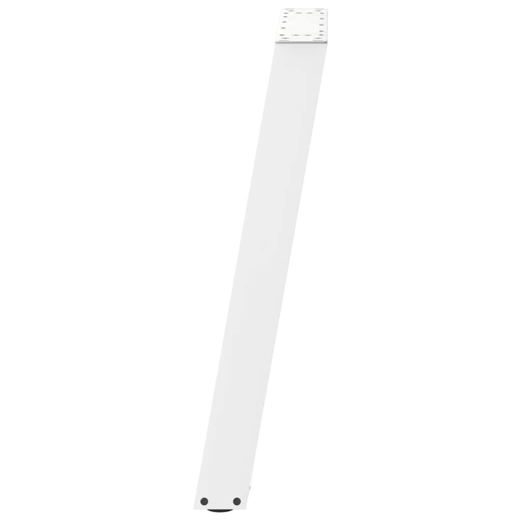 Eettafelpoten 2 st U-vormig 50x(72-73) cm staal wit is nu te koop bij PeponiXL, paradijselijk wonen!