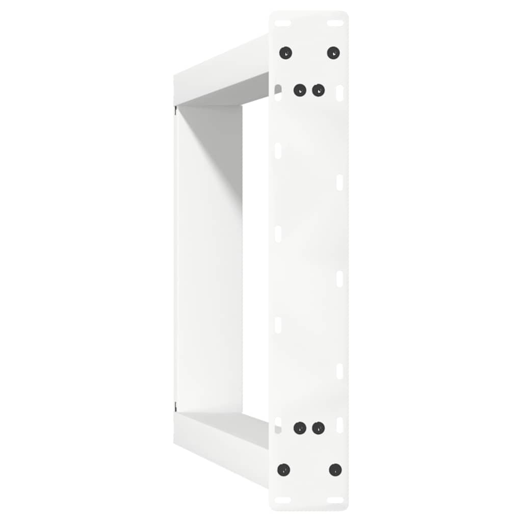 Eettafelpoten 2 st U-vormig 50x(72-73) cm staal wit is nu te koop bij PeponiXL, paradijselijk wonen!