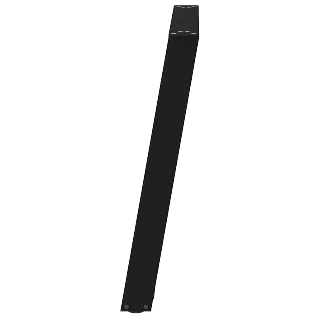 Eettafelpoten 2 st U-vormig 70x(72-73) cm staal zwart is nu te koop bij PeponiXL, paradijselijk wonen!