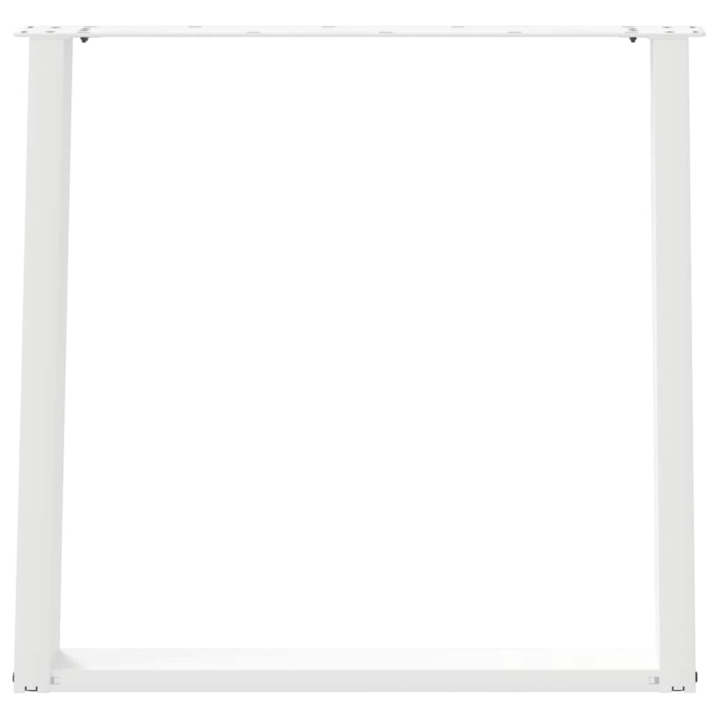 Eettafelpoten 2 st U-vormig 70x(72-73) cm staal wit is nu te koop bij PeponiXL, paradijselijk wonen!