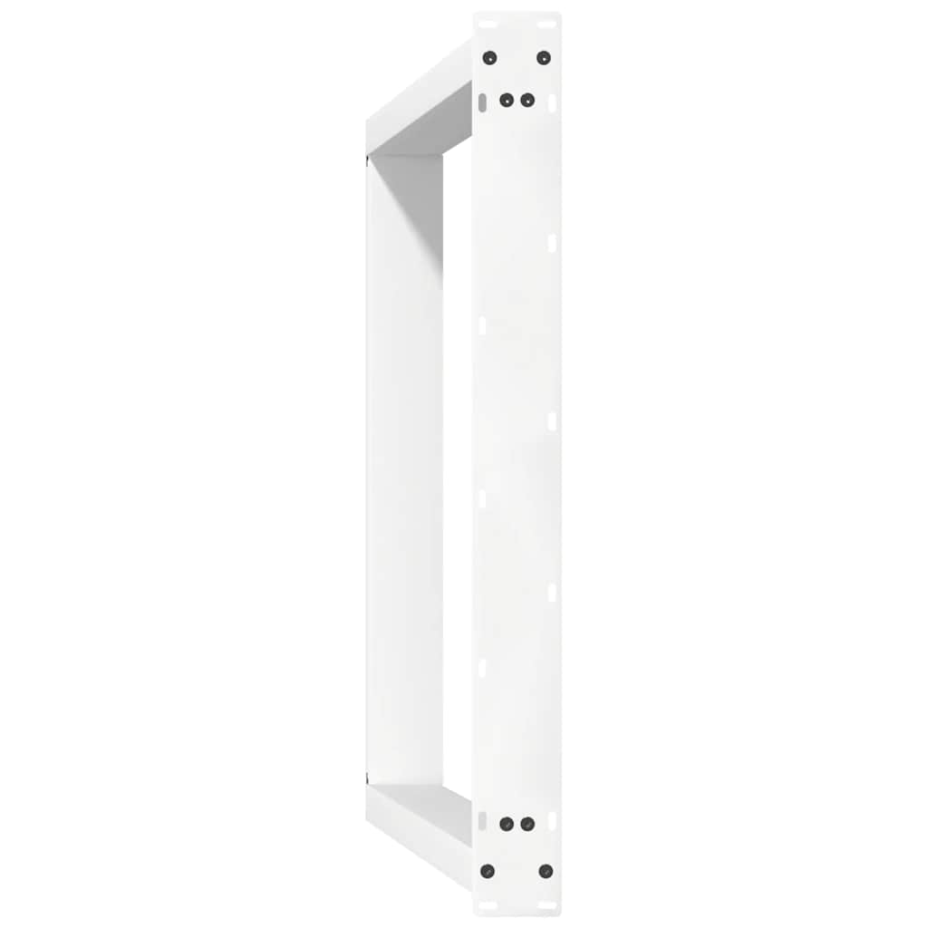 Eettafelpoten 2 st U-vormig 70x(72-73) cm staal wit is nu te koop bij PeponiXL, paradijselijk wonen!