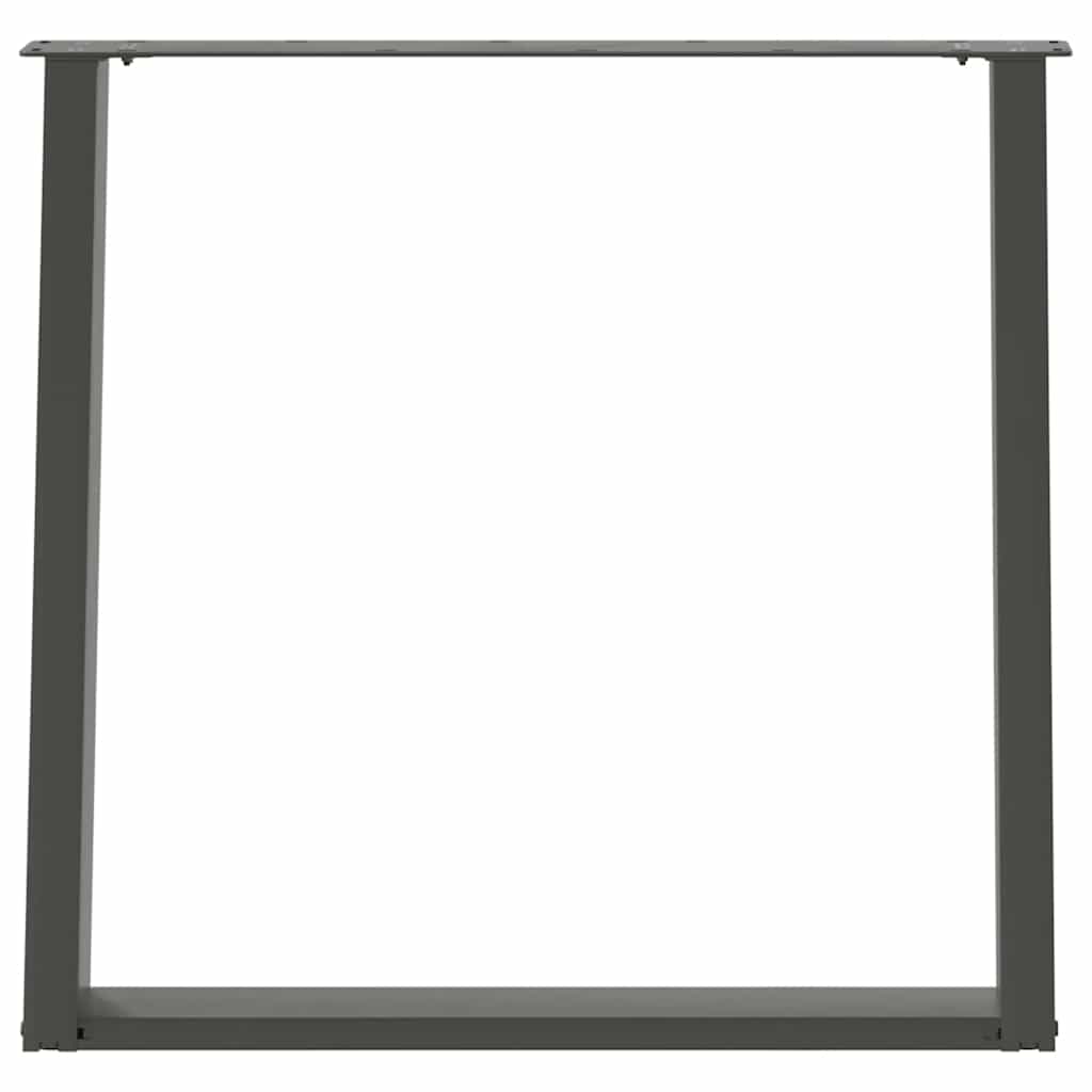 Eettafelpoten 2 st U-vormig 70x(72-73) cm staal antraciet is nu te koop bij PeponiXL, paradijselijk wonen!