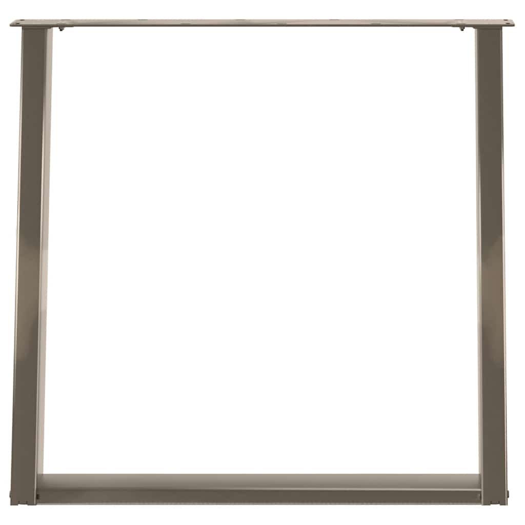 Eettafelpoten 2 st U-vormig 70x(72-73) cm staal naturel is nu te koop bij PeponiXL, paradijselijk wonen!