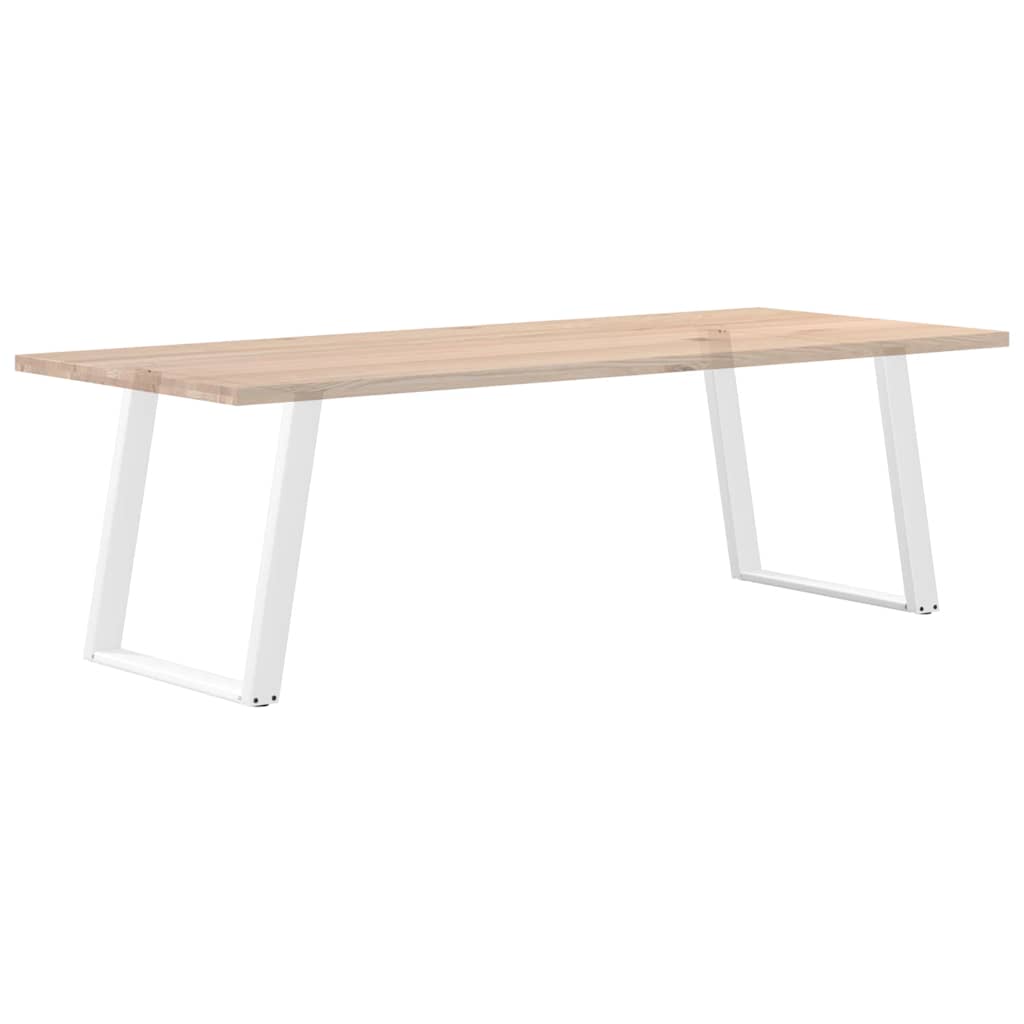 Eettafelpoten 2 st U-vormig 80x(72-73) cm staal wit is nu te koop bij PeponiXL, paradijselijk wonen!