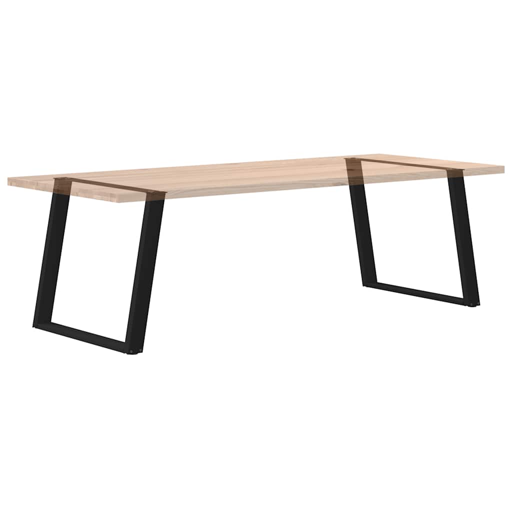 Eettafelpoten 2 st U-vormig 90x(72-73) cm staal zwart is nu te koop bij PeponiXL, paradijselijk wonen!