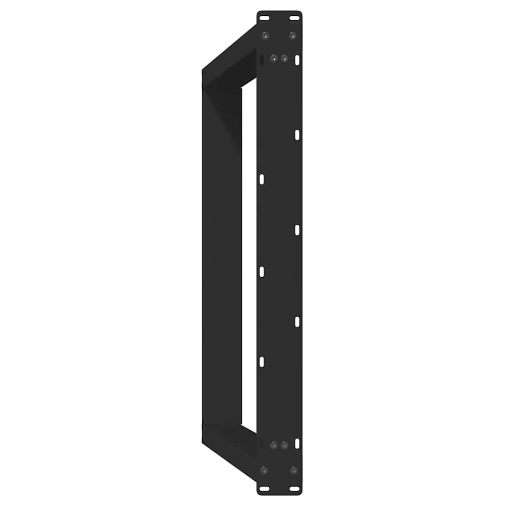 Eettafelpoten 2 st U-vormig 100x(72-73) cm staal zwart is nu te koop bij PeponiXL, paradijselijk wonen!