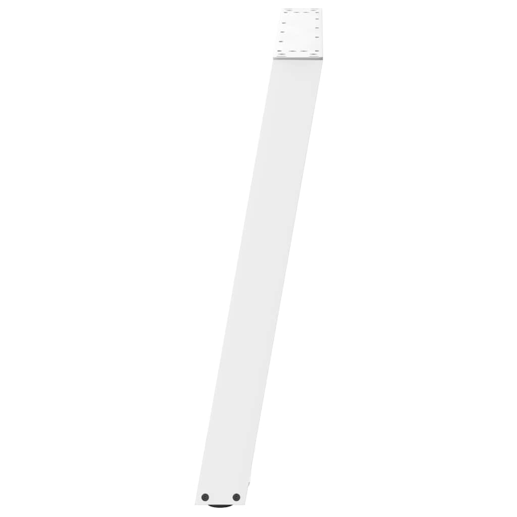 Eettafelpoten 2 st U-vormig 100x(72-73) cm staal wit is nu te koop bij PeponiXL, paradijselijk wonen!