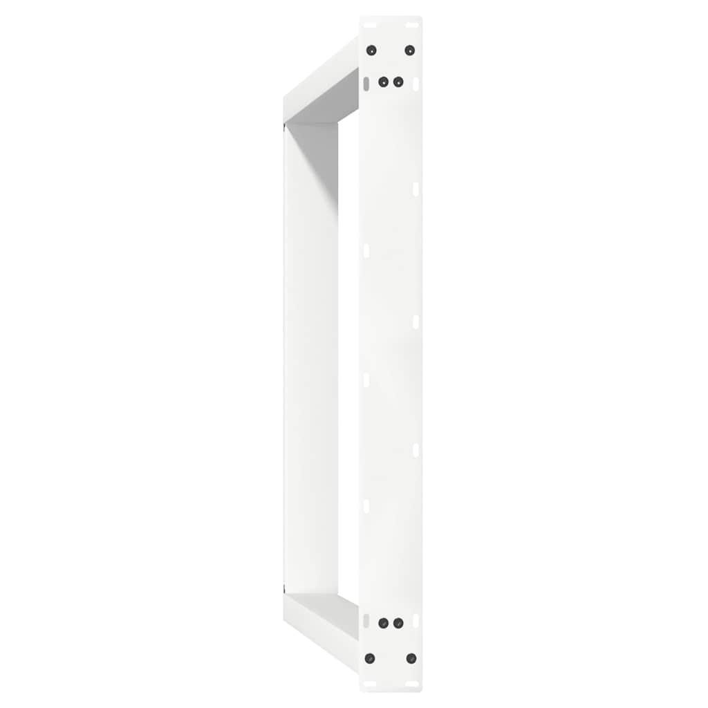 Eettafelpoten 2 st U-vormig 100x(72-73) cm staal wit is nu te koop bij PeponiXL, paradijselijk wonen!
