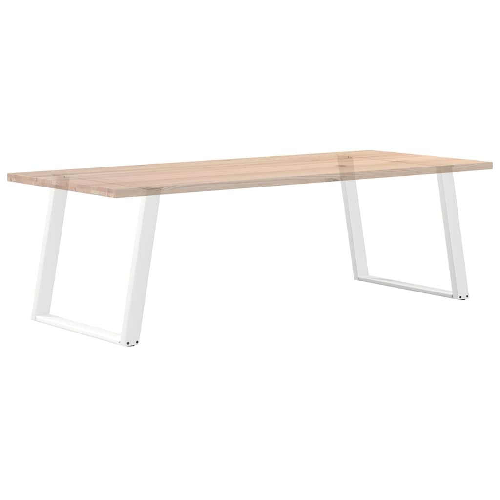 Eettafelpoten 2 st U-vormig 100x(72-73) cm staal wit is nu te koop bij PeponiXL, paradijselijk wonen!