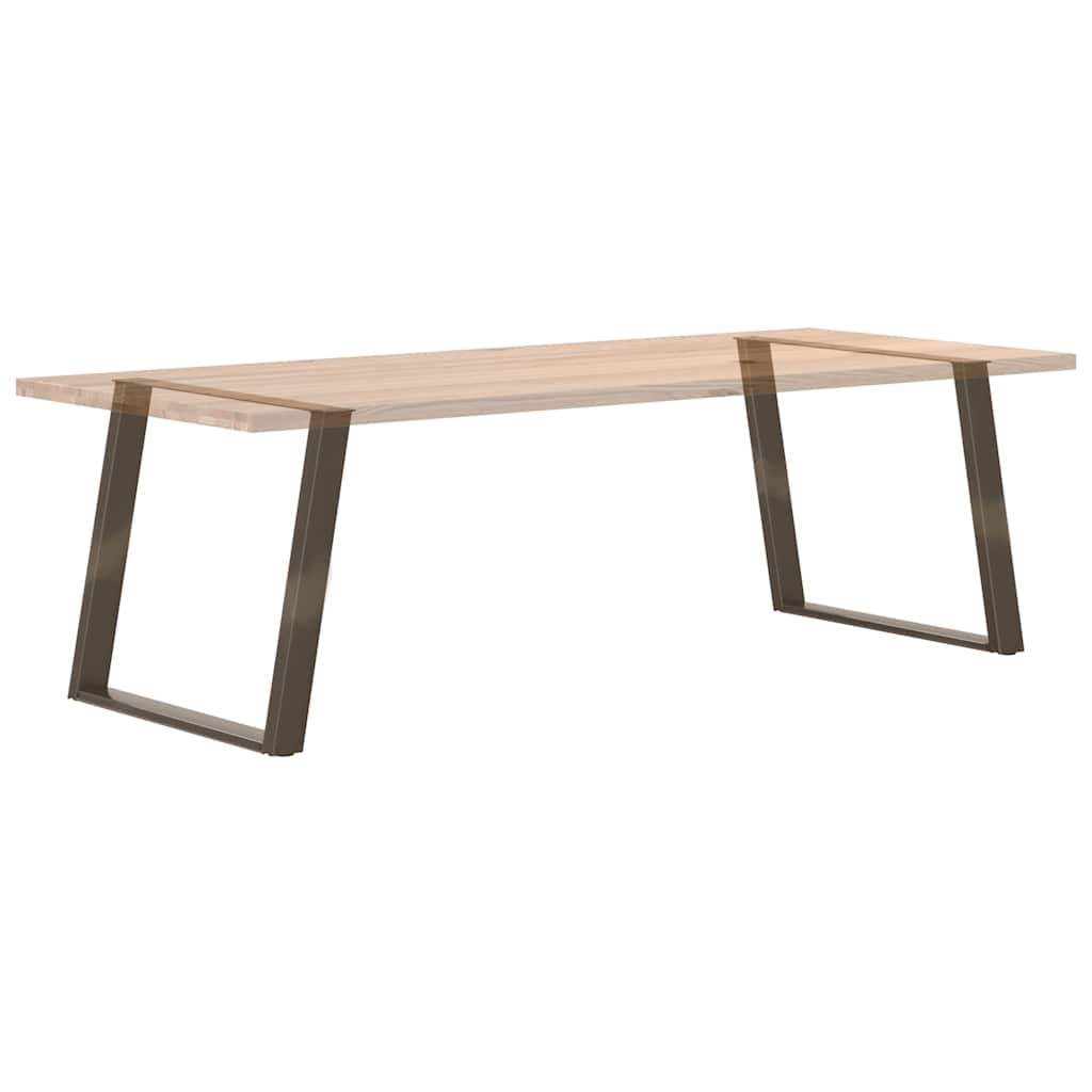 Eettafelpoten 2 st U-vormig 100x(72-73) cm staal naturel is nu te koop bij PeponiXL, paradijselijk wonen!