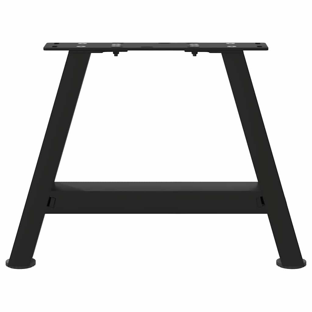 Salontafelpoten 2 st A-vormig 30x(30-31) cm staal zwart is nu te koop bij PeponiXL, paradijselijk wonen!
