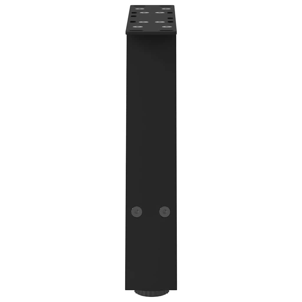 Salontafelpoten 2 st A-vormig 30x(30-31) cm staal zwart is nu te koop bij PeponiXL, paradijselijk wonen!