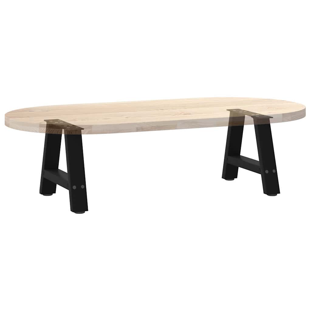 Salontafelpoten 2 st A-vormig 30x(30-31) cm staal zwart is nu te koop bij PeponiXL, paradijselijk wonen!