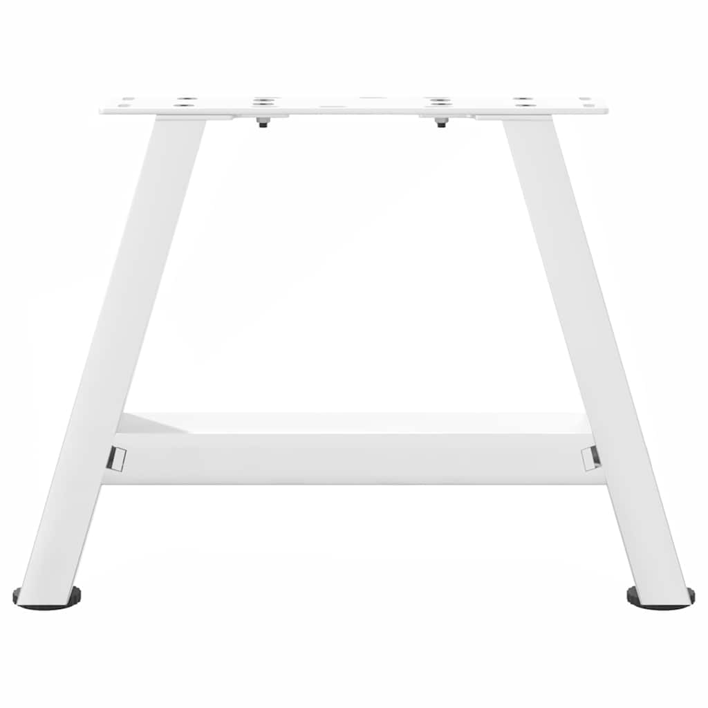 Salontafelpoten 2 st A-vormig 30x(30-31) cm staal wit is nu te koop bij PeponiXL, paradijselijk wonen!