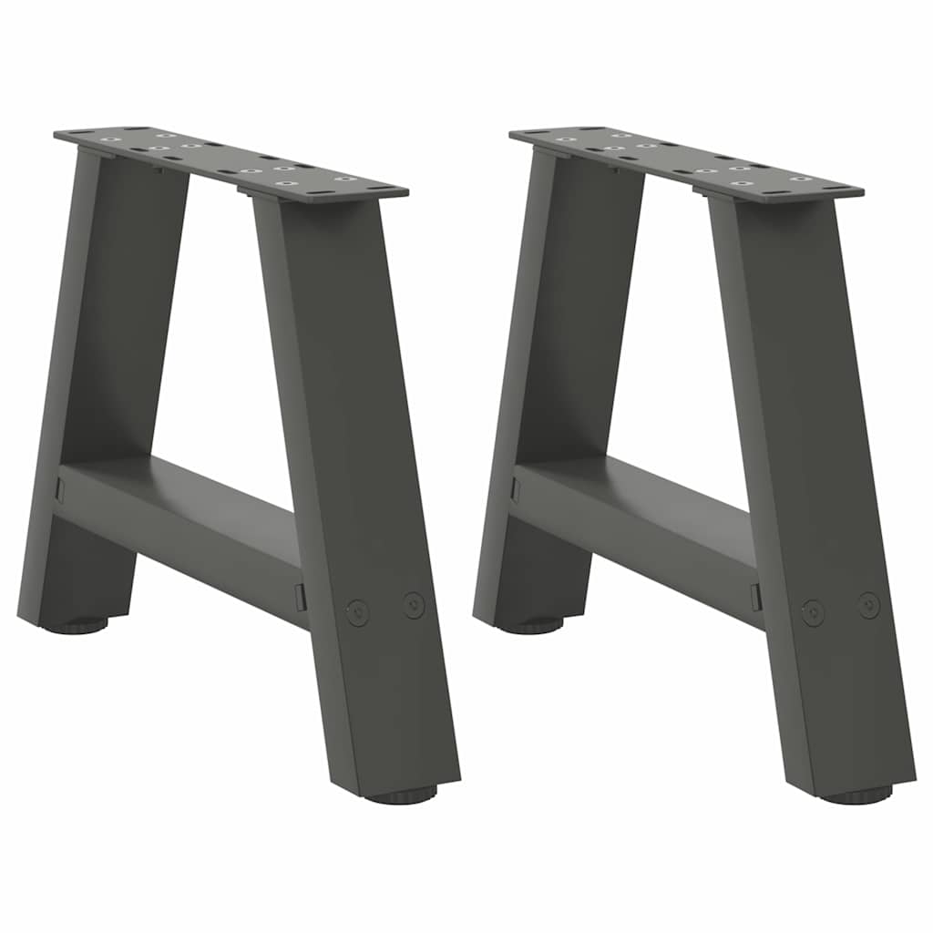Salontafelpoten 2 st A-vormig 30x(30-31) cm staal antraciet is nu te koop bij PeponiXL, paradijselijk wonen!