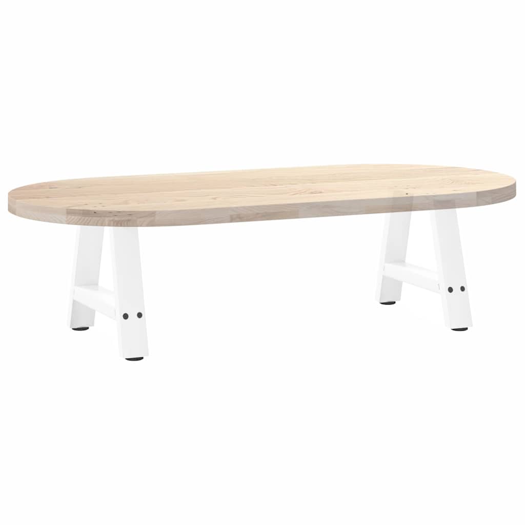 Salontafelpoten 2 st A-vormig 40x(30-31) cm staal wit is nu te koop bij PeponiXL, paradijselijk wonen!