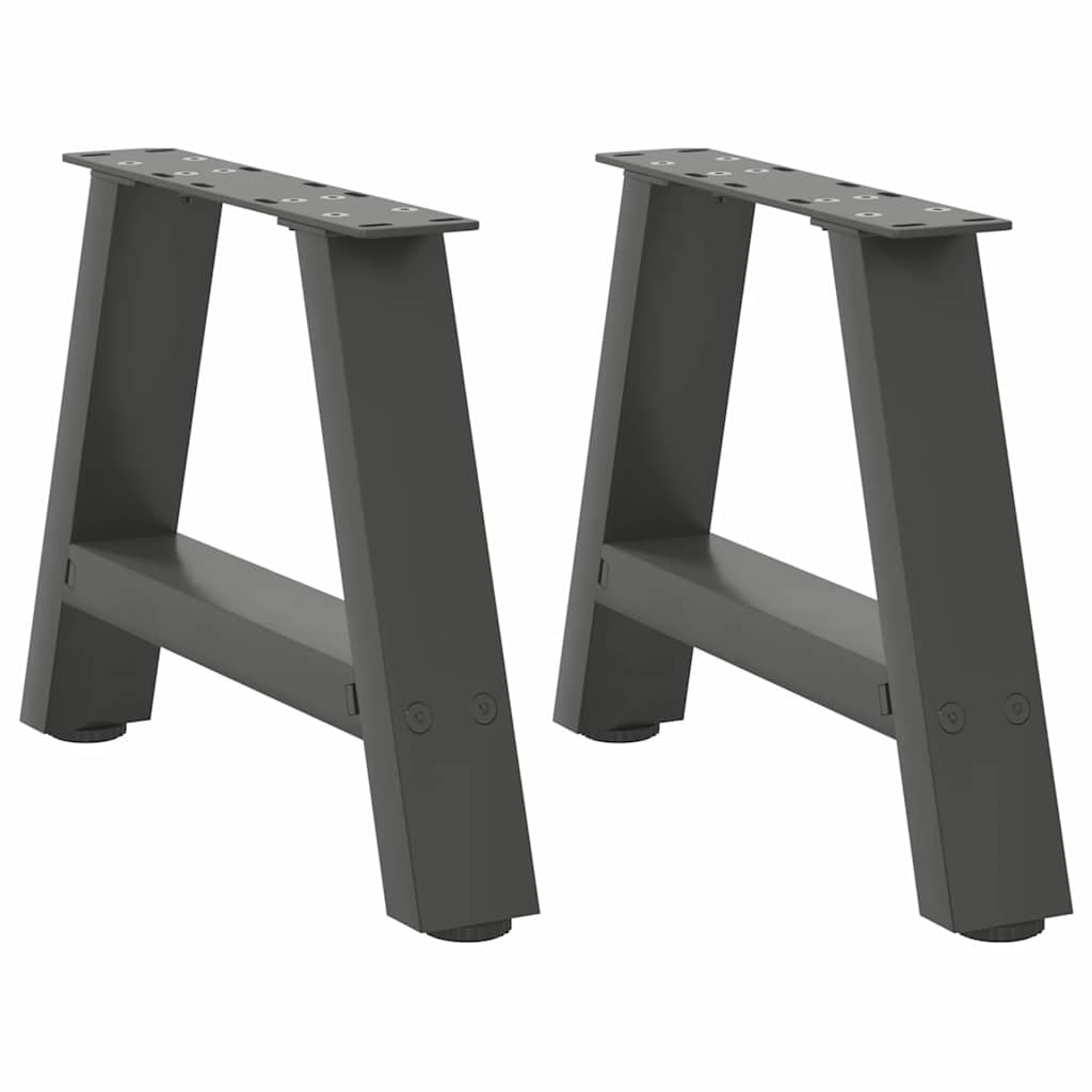 Salontafelpoten 2 st A-vormig 40x(30-31) cm staal antraciet is nu te koop bij PeponiXL, paradijselijk wonen!