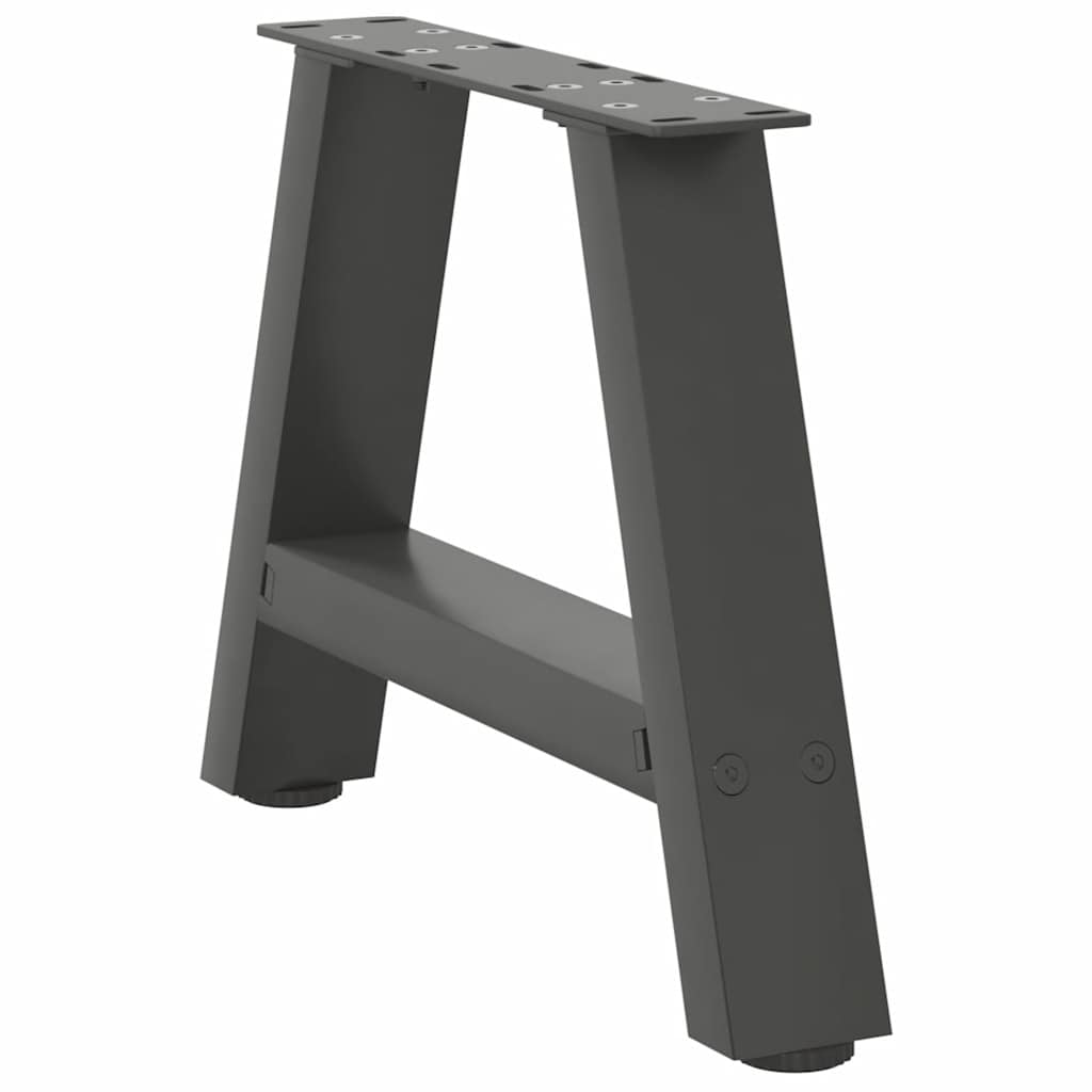 Salontafelpoten 2 st A-vormig 40x(30-31) cm staal antraciet is nu te koop bij PeponiXL, paradijselijk wonen!