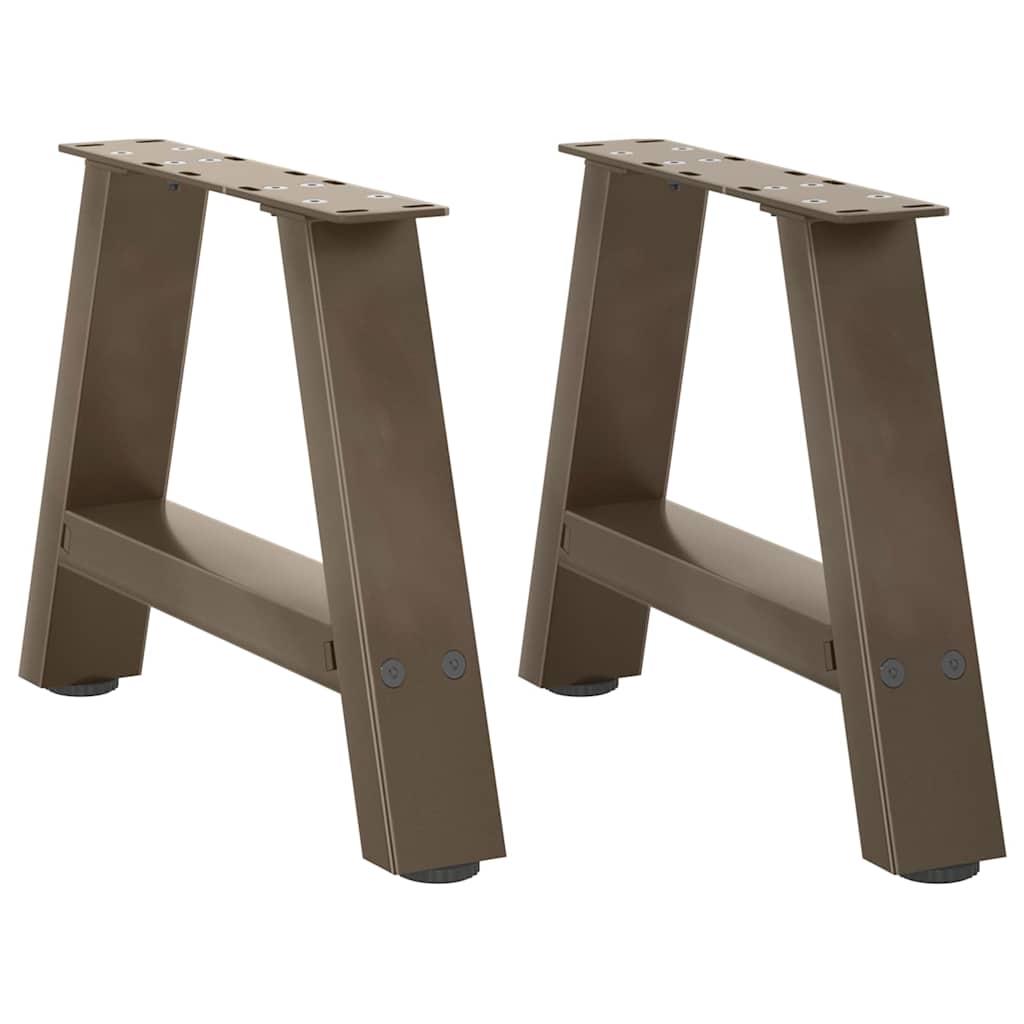 Salontafelpoten 2 st A-vormig 40x(30-31) cm staal is nu te koop bij PeponiXL, paradijselijk wonen!