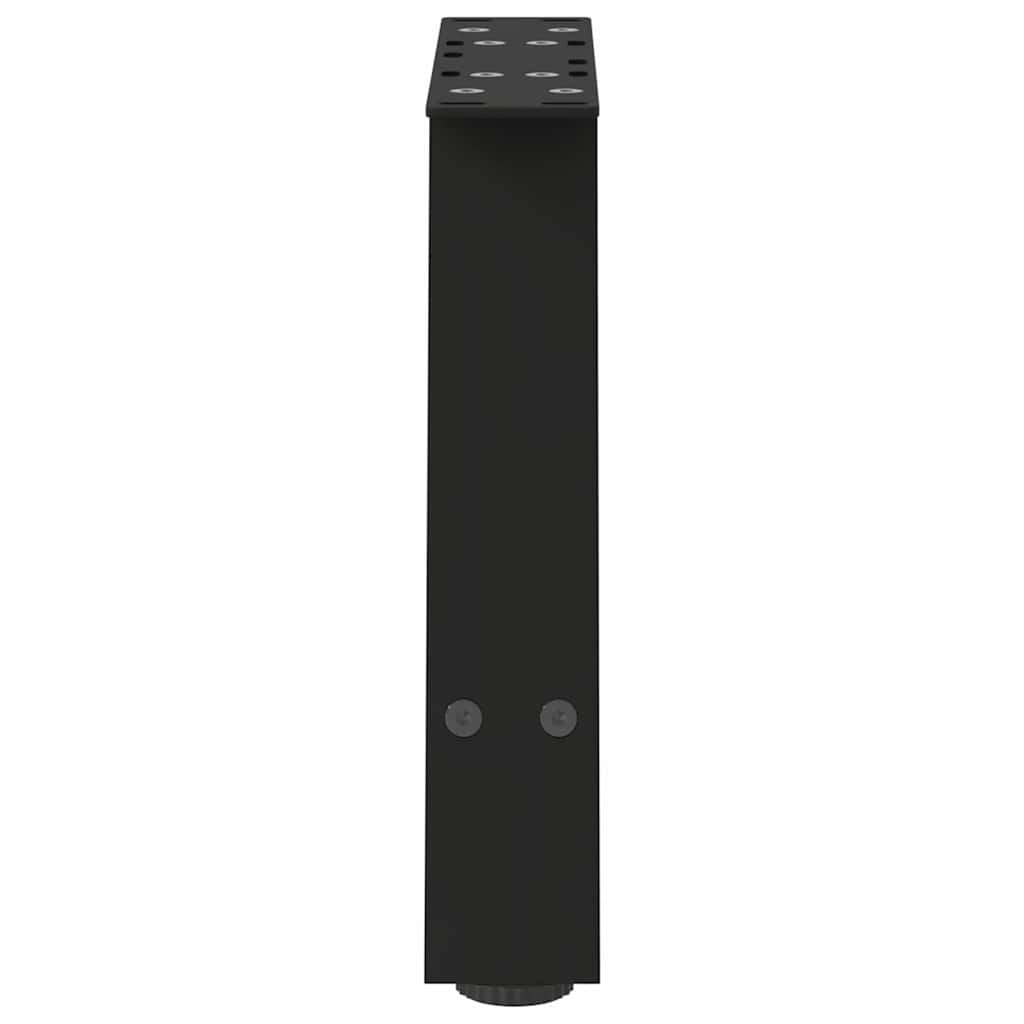 Salontafelpoten 2 st A-vormig 50x(30-31) cm staal zwart is nu te koop bij PeponiXL, paradijselijk wonen!
