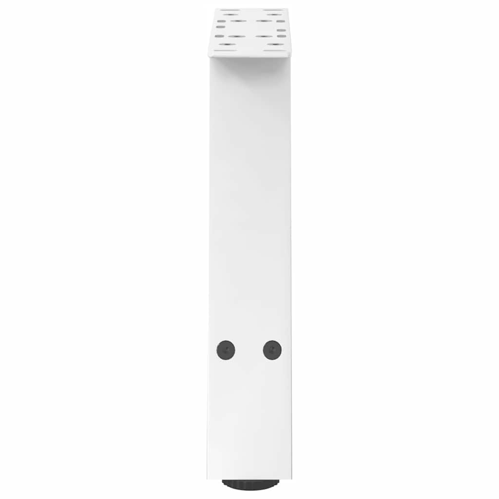 Salontafelpoten 2 st A-vormig 50x(30-31) cm staal wit is nu te koop bij PeponiXL, paradijselijk wonen!