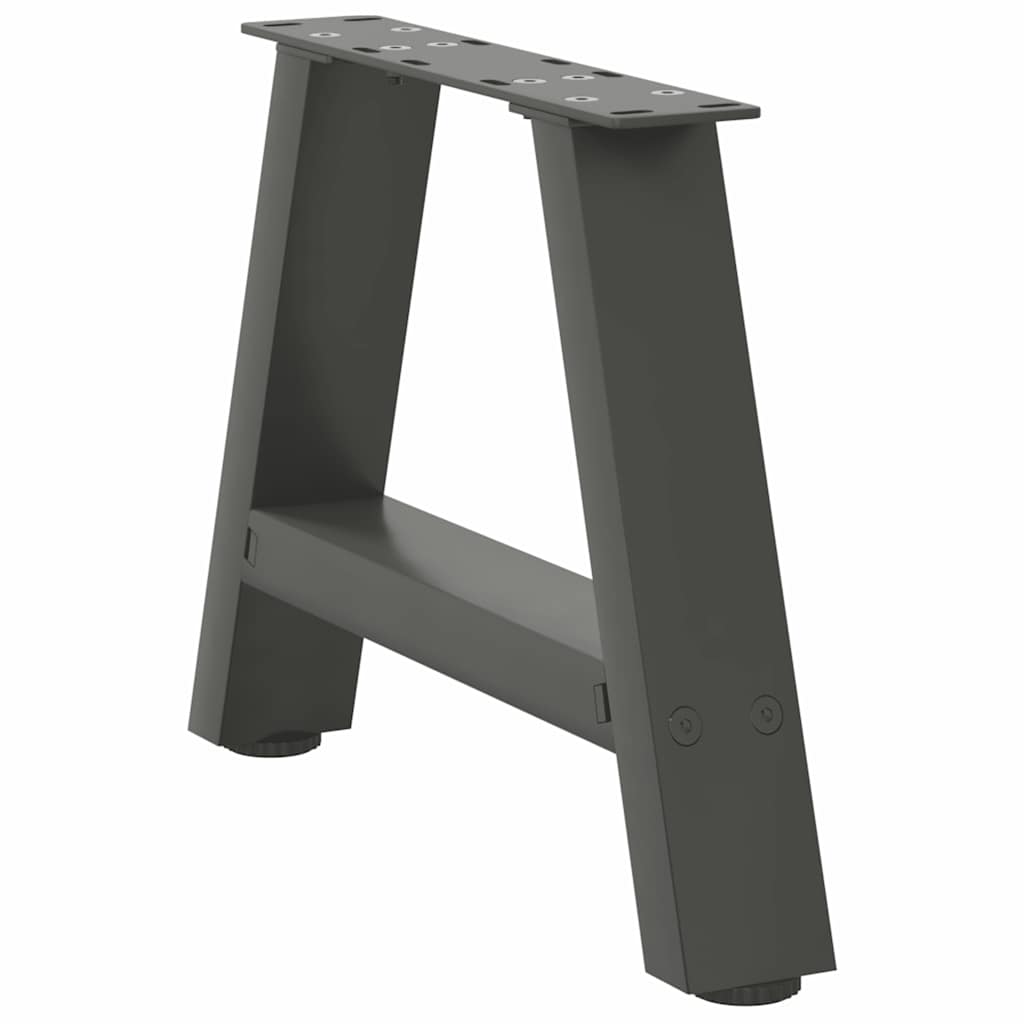 Salontafelpoten 2 st A-vormig 50x(30-31) cm staal antraciet is nu te koop bij PeponiXL, paradijselijk wonen!