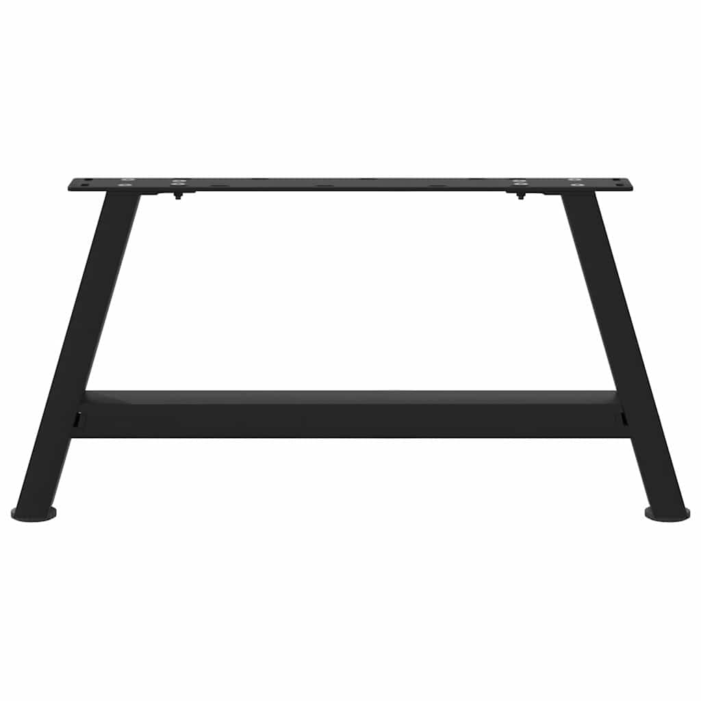 Salontafelpoten 2 st A-vormig 60x(30-31) cm staal zwart is nu te koop bij PeponiXL, paradijselijk wonen!
