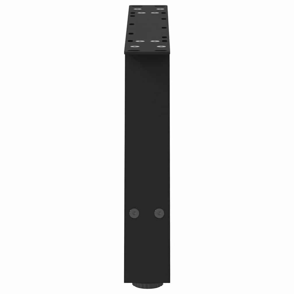 Salontafelpoten 2 st A-vormig 60x(30-31) cm staal zwart is nu te koop bij PeponiXL, paradijselijk wonen!