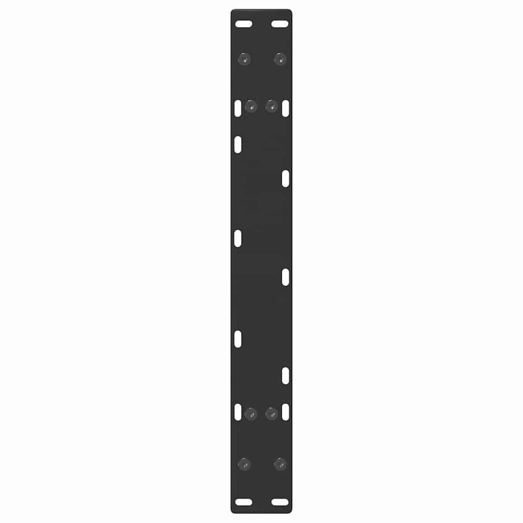 Salontafelpoten 2 st A-vormig 60x(30-31) cm staal zwart is nu te koop bij PeponiXL, paradijselijk wonen!