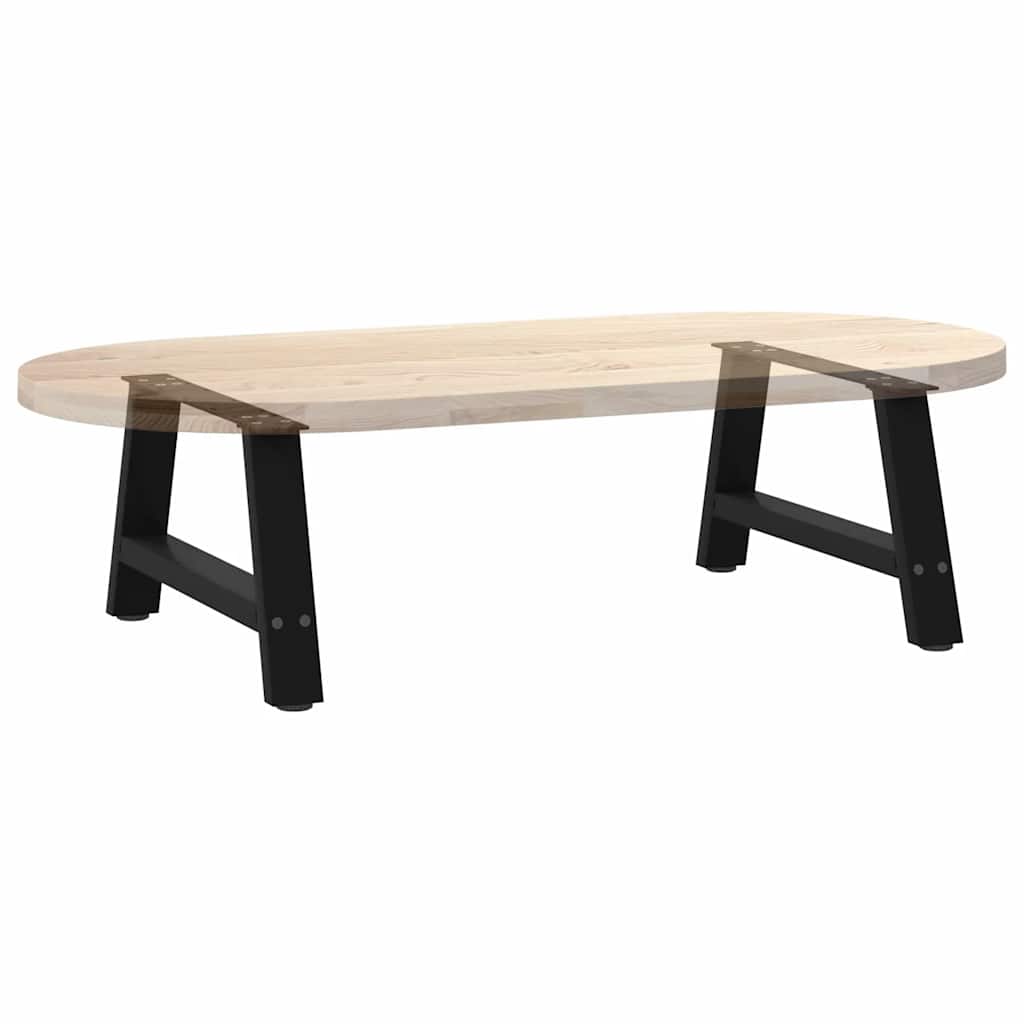 Salontafelpoten 2 st A-vormig 60x(30-31) cm staal zwart is nu te koop bij PeponiXL, paradijselijk wonen!