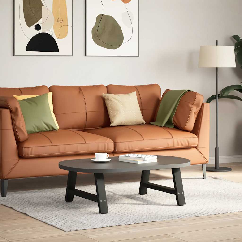 Salontafelpoten 2 st A-vormig 70x(30-31) cm staal zwart is nu te koop bij PeponiXL, paradijselijk wonen!