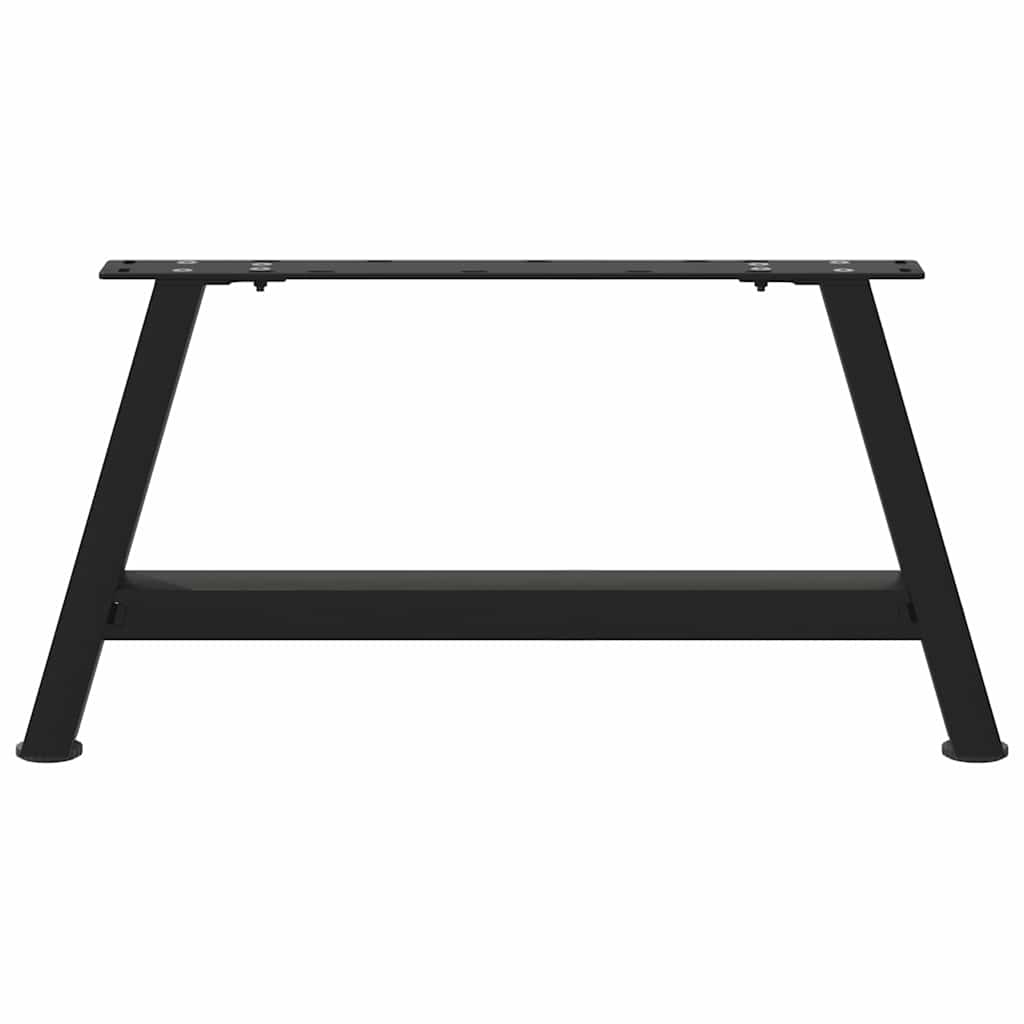Salontafelpoten 2 st A-vormig 70x(30-31) cm staal zwart is nu te koop bij PeponiXL, paradijselijk wonen!