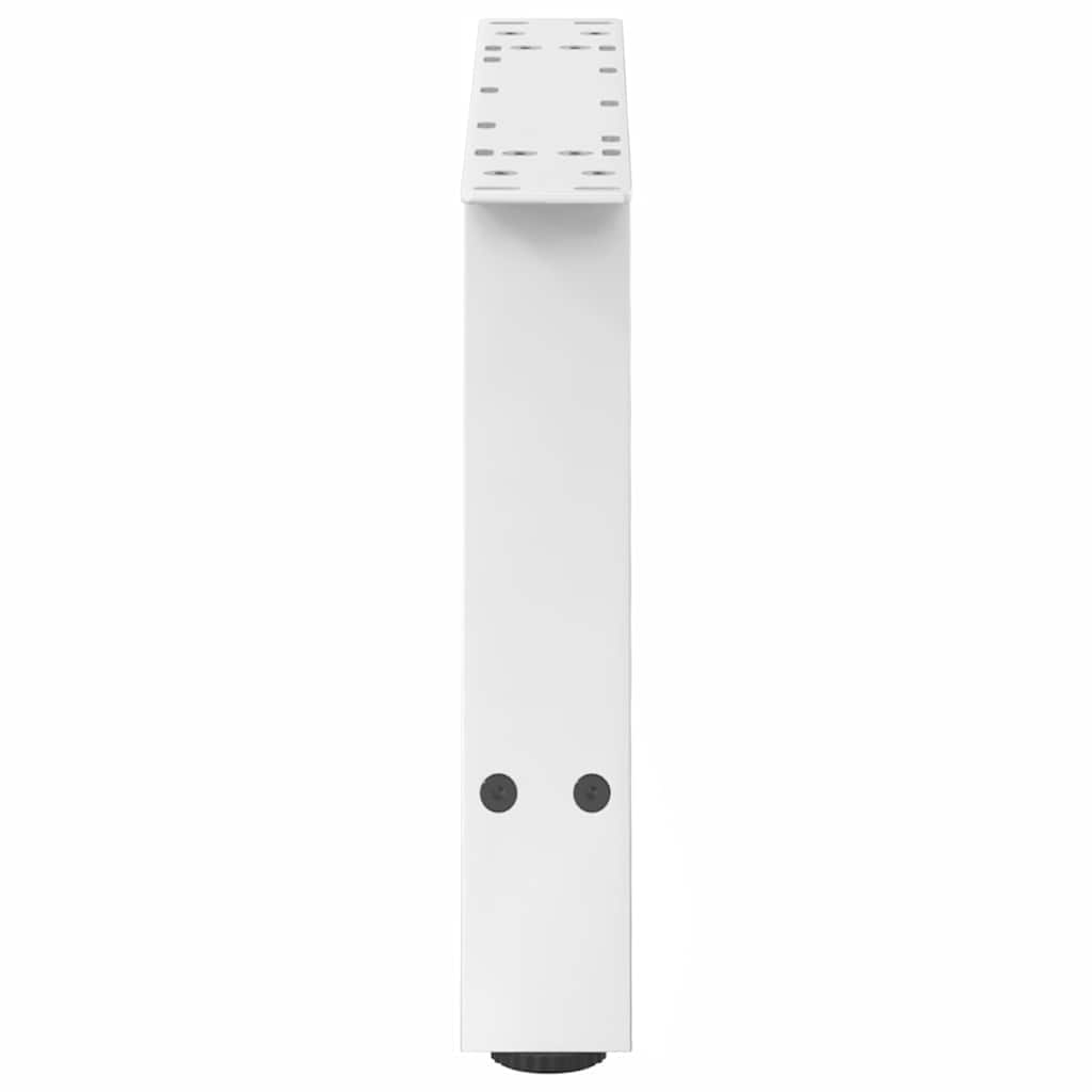 Salontafelpoten 2 st A-vormig 70x(30-31) cm staal wit is nu te koop bij PeponiXL, paradijselijk wonen!