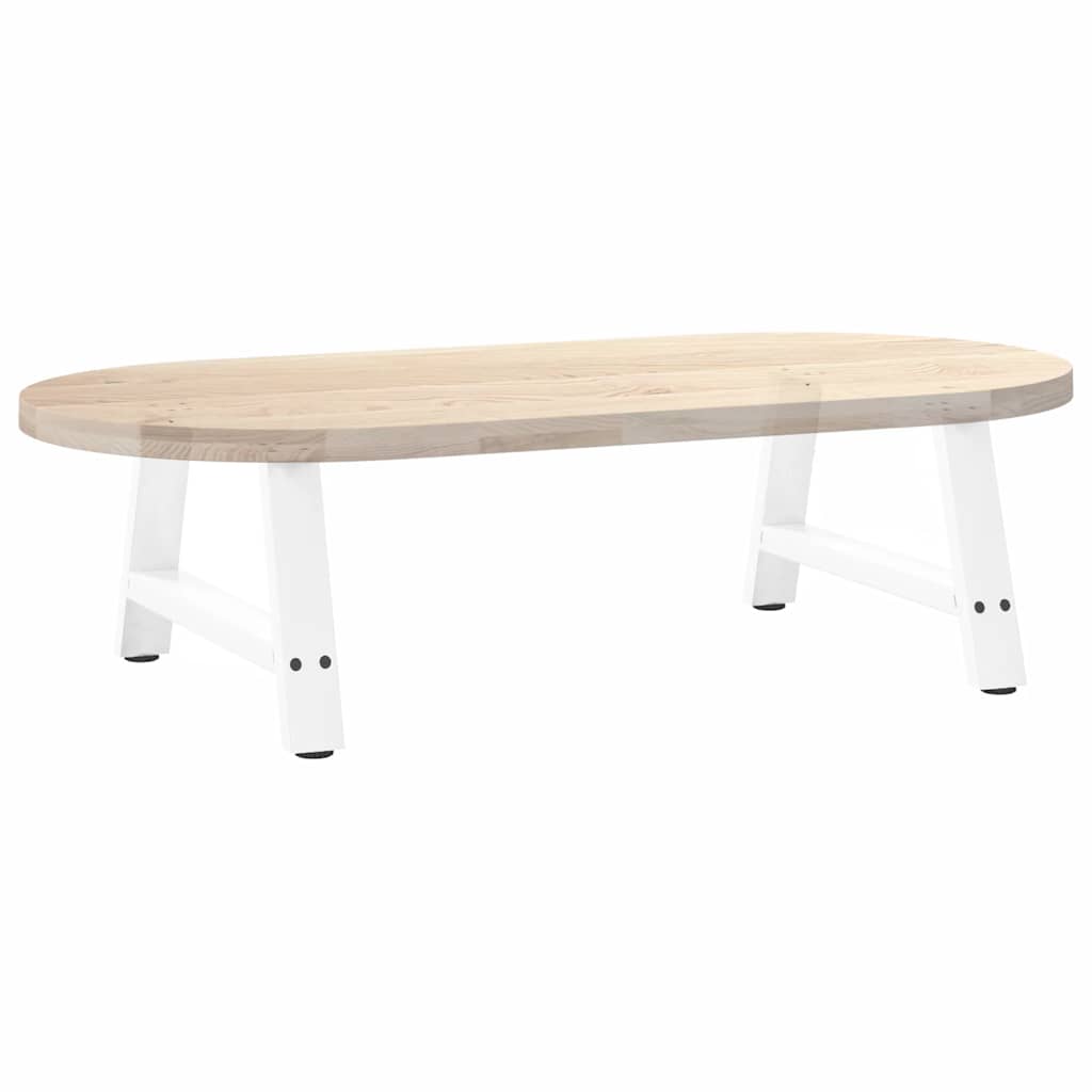 Salontafelpoten 2 st A-vormig 70x(30-31) cm staal wit is nu te koop bij PeponiXL, paradijselijk wonen!
