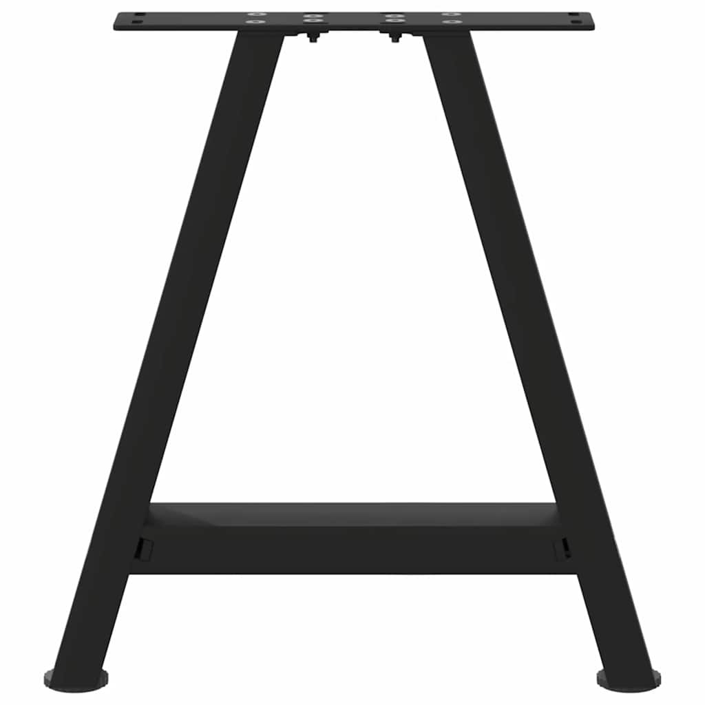Salontafelpoten 2 st A-vormig 38x(42-43) cm staal zwart is nu te koop bij PeponiXL, paradijselijk wonen!