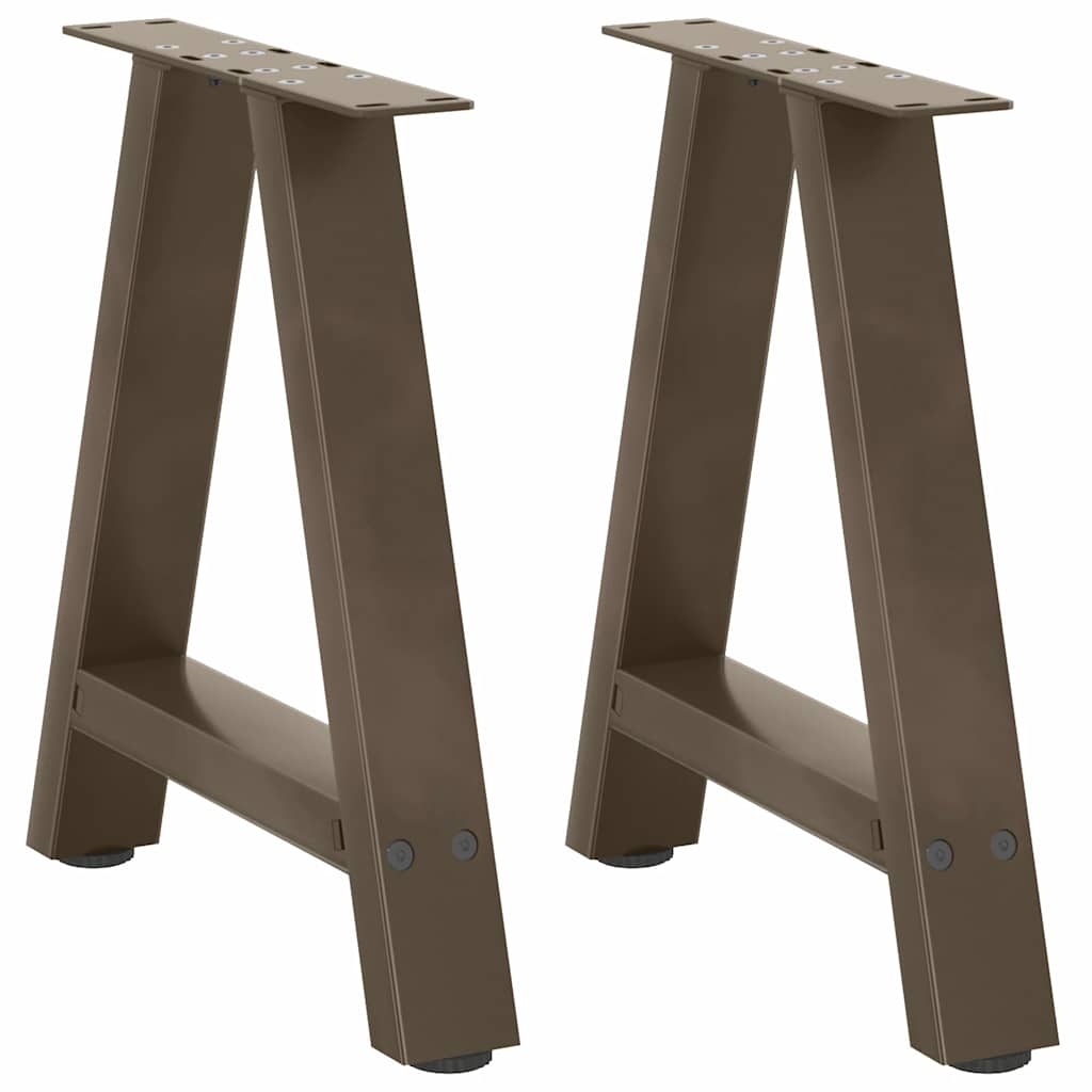 Salontafelpoten 2 st A-vormig 38x(42-43) cm staal is nu te koop bij PeponiXL, paradijselijk wonen!