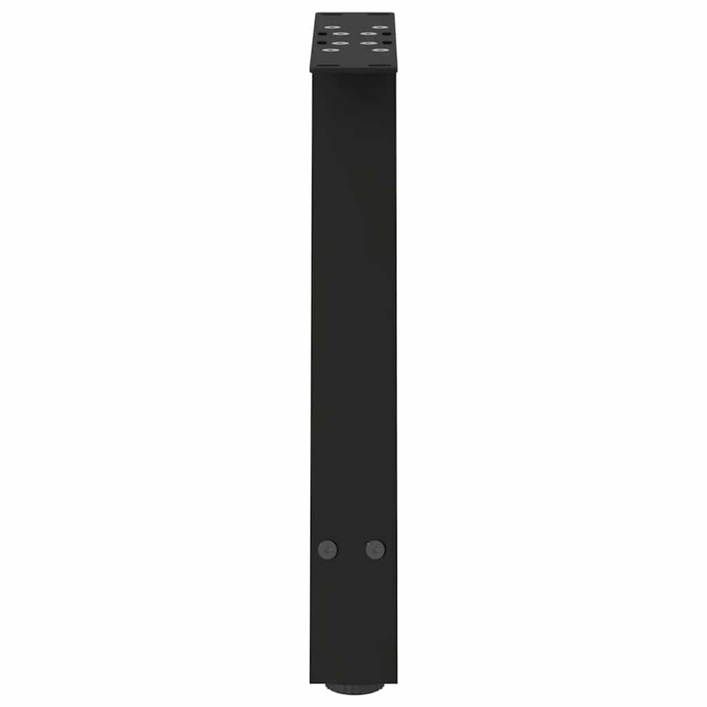 Salontafelpoten 2 st A-vormig 50x(42-43) cm staal zwart is nu te koop bij PeponiXL, paradijselijk wonen!
