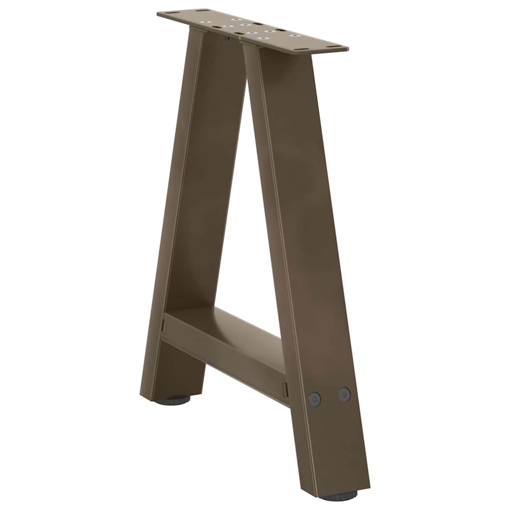 Salontafelpoten 2 st A-vormig 50x(42-43) cm staal is nu te koop bij PeponiXL, paradijselijk wonen!