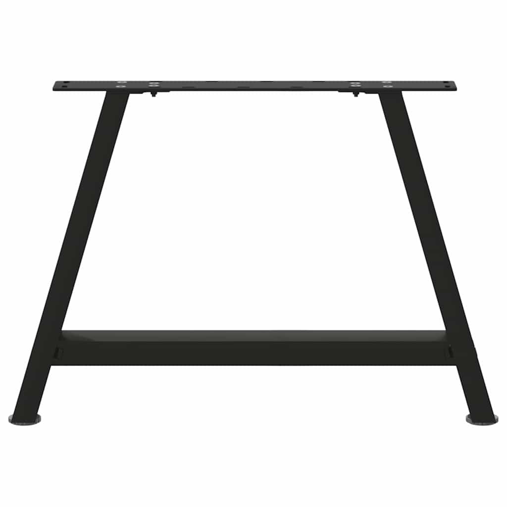 Salontafelpoten 2 st A-vormig 60x(42-43) cm staal zwart is nu te koop bij PeponiXL, paradijselijk wonen!