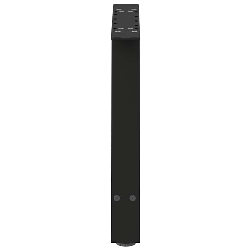 Salontafelpoten 2 st A-vormig 60x(42-43) cm staal zwart is nu te koop bij PeponiXL, paradijselijk wonen!
