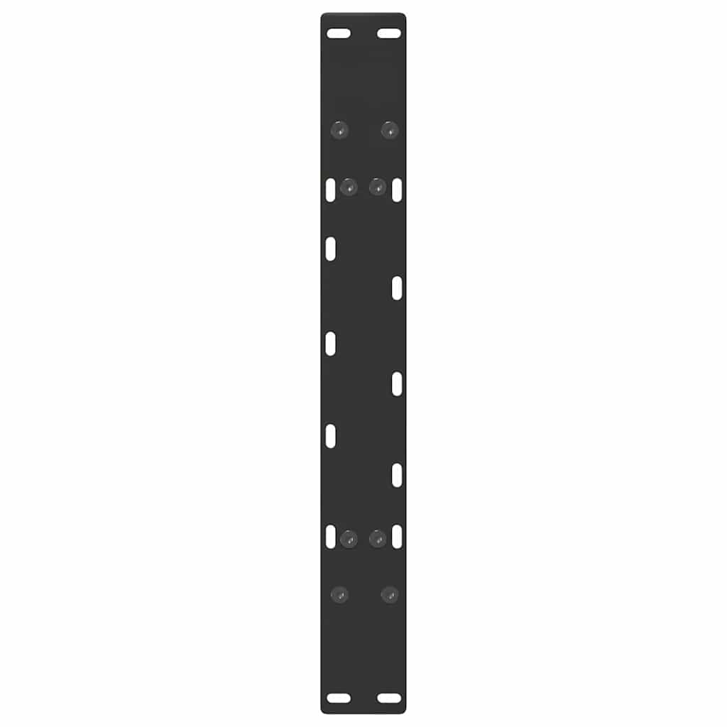 Salontafelpoten 2 st A-vormig 60x(42-43) cm staal zwart is nu te koop bij PeponiXL, paradijselijk wonen!