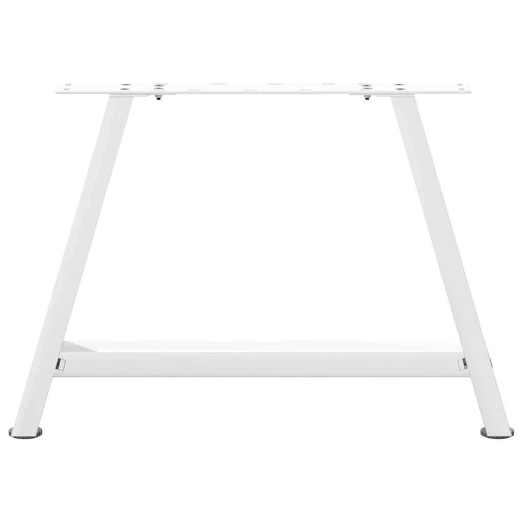Salontafelpoten 2 st A-vormig 60x(42-43) cm staal wit is nu te koop bij PeponiXL, paradijselijk wonen!
