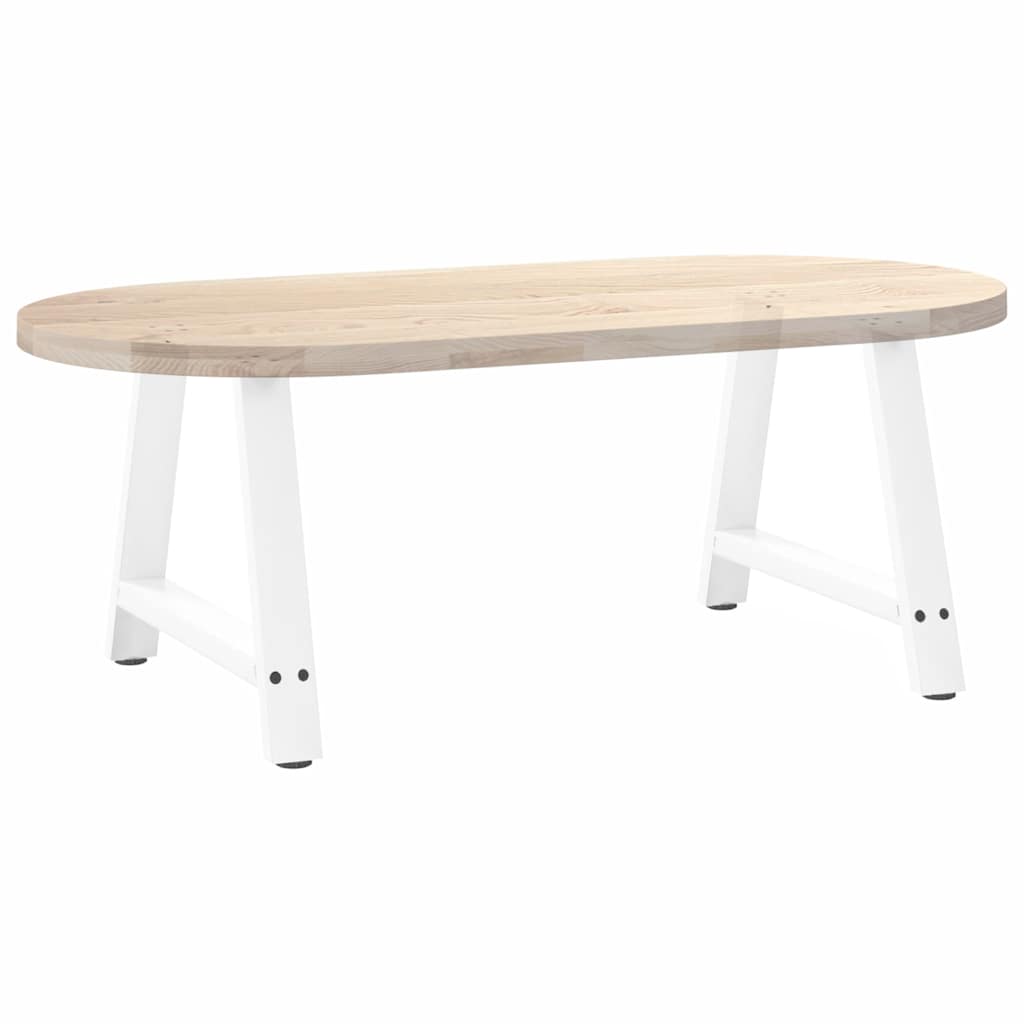 Salontafelpoten 2 st A-vormig 60x(42-43) cm staal wit is nu te koop bij PeponiXL, paradijselijk wonen!