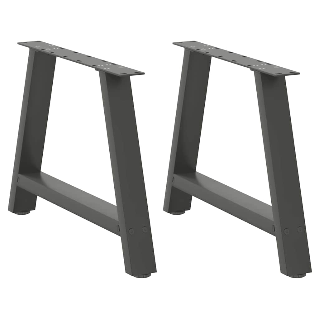 Salontafelpoten 2 st A-vormig 60x(42-43) cm staal antraciet is nu te koop bij PeponiXL, paradijselijk wonen!