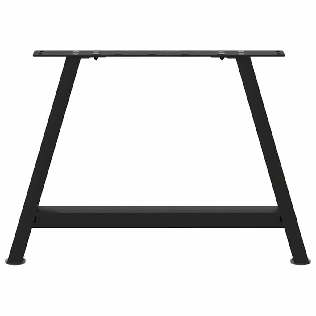Salontafelpoten 2 st A-vormig 70x(42-43) cm staal zwart is nu te koop bij PeponiXL, paradijselijk wonen!