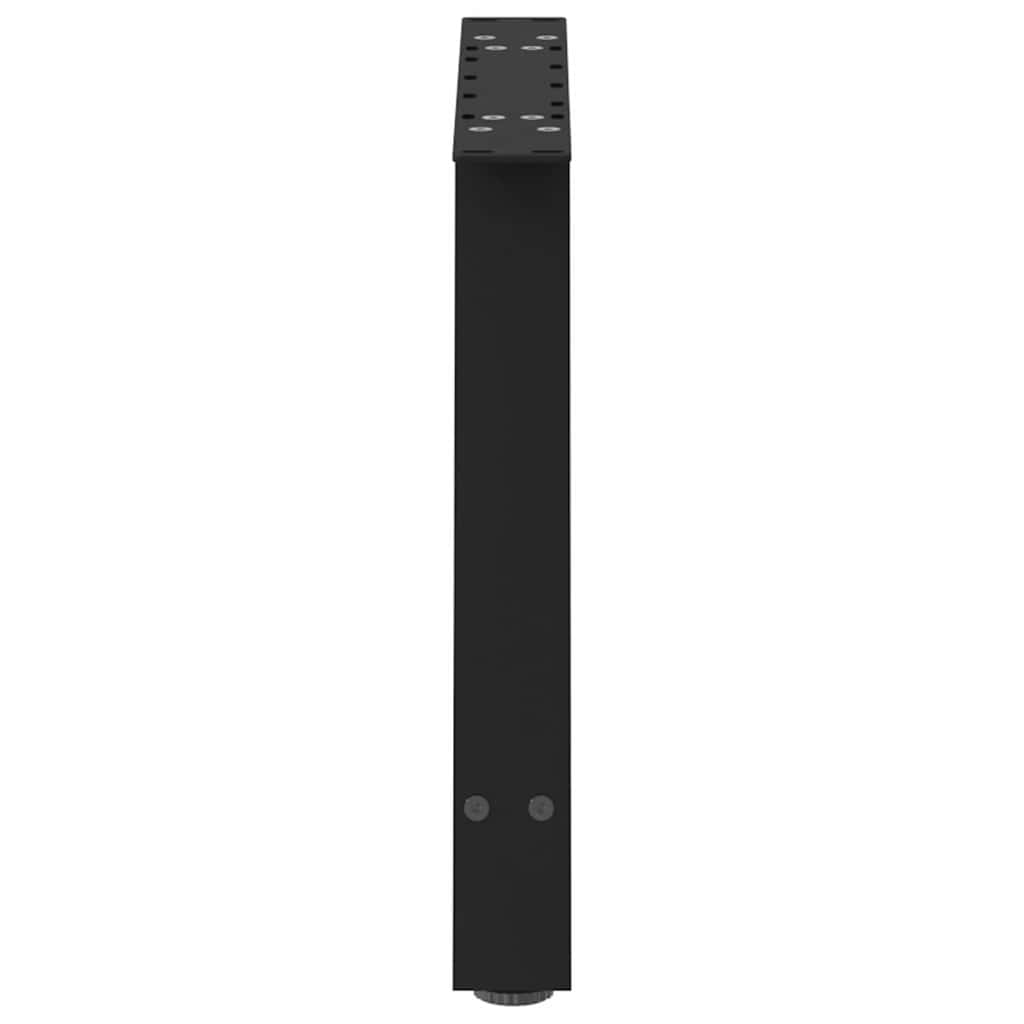 Salontafelpoten 2 st A-vormig 70x(42-43) cm staal zwart is nu te koop bij PeponiXL, paradijselijk wonen!