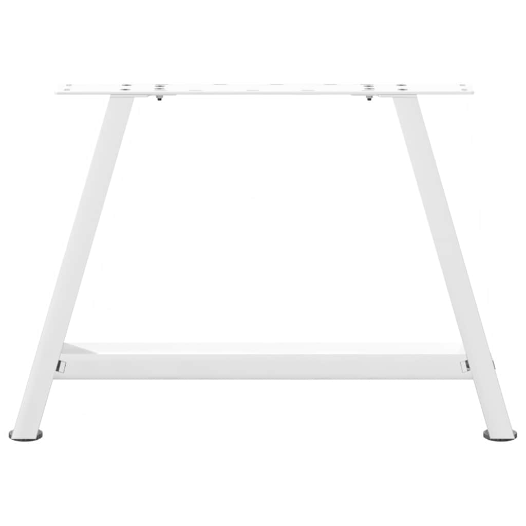 Salontafelpoten 2 st A-vormig 70x(42-43) cm staal wit is nu te koop bij PeponiXL, paradijselijk wonen!